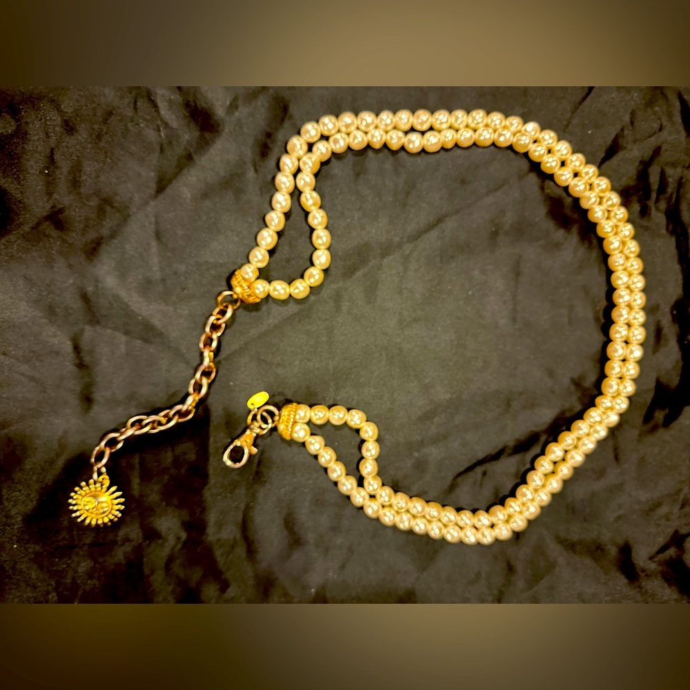 Elegant Gold Beaded Belt.